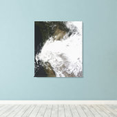 Dust storm in het oosten van Washington, VS Canvas Afdruk (Insitu (Houten vloer))