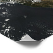 Dust storm in het oosten van Washington, VS Poster (Hoek)