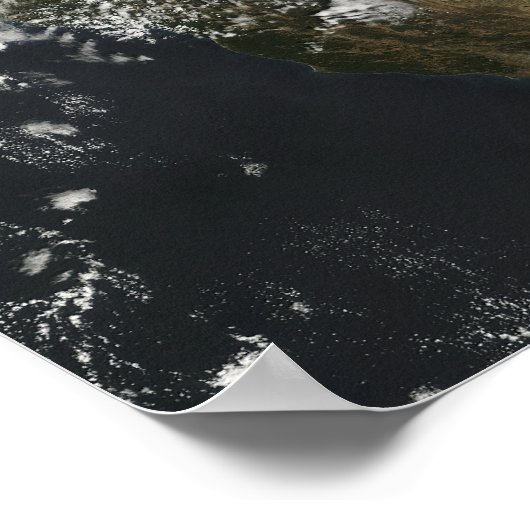 Dust storm in het oosten van Washington, VS Poster (Hoek)