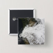 Dust storm in het oosten van Washington, VS Vierkante Button 5,1 Cm (Voorkant /achterkant)