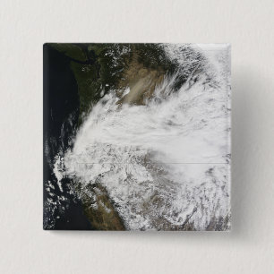 Dust storm in het oosten van Washington, VS Vierkante Button 5,1 Cm