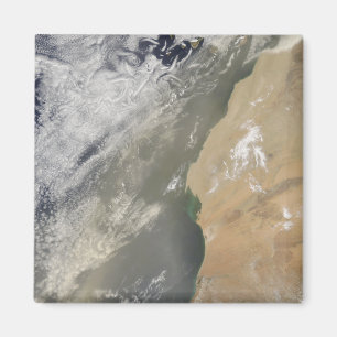 Dust storm voor West-Afrika Magneet