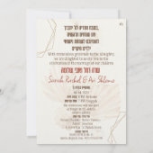 Dust & Terracotta Boho Jewish Hebrew Chuppah DIY (Achterkant)