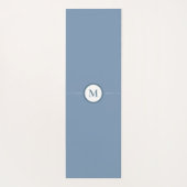 Dusta Blue Flower Power Monogram Yoga Mat (Achterkant)