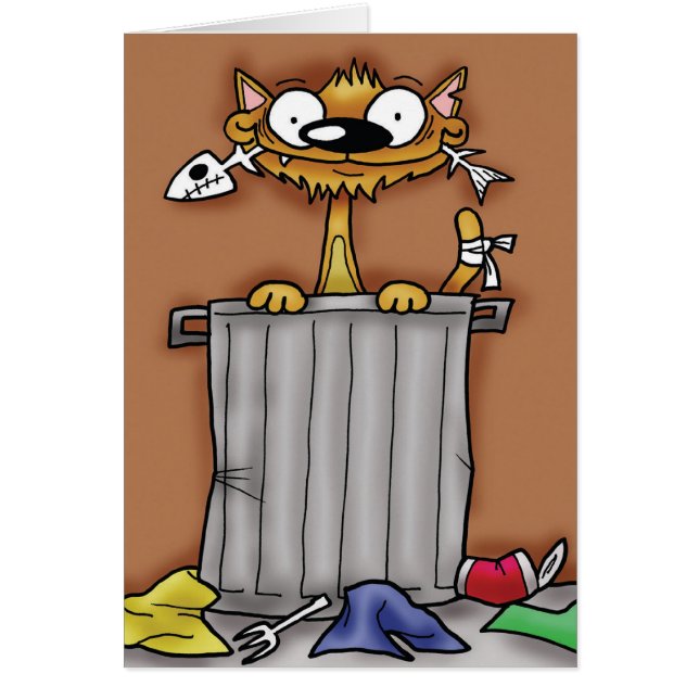 Dustbin Cat (Voorkant)