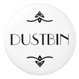 Dustbin Keramische Knop