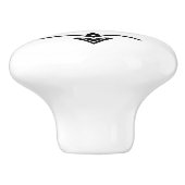 Dustbin Keramische Knop (Zijkant)