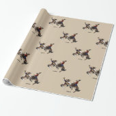 Dustbowl Cowboys Cadeaupapier (Uitgerold)