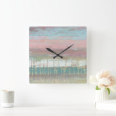 Dusted Horizon Vierkante Klok (Huis)