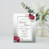 Dustegroenbloemkool — uitnodiging tot douche (Staand voorkant)