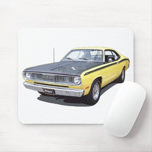 Duster 340 1971 muismat (Met muis)