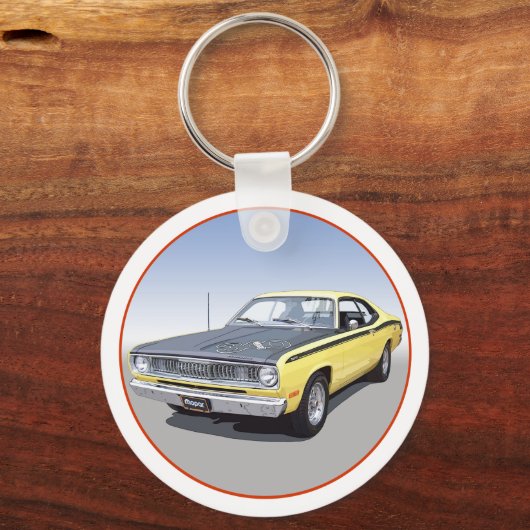 Duster 340 1971 sleutelhanger (Voorkant)