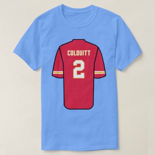 Dustin Colquitt Jersey T-shirt (Design voorkant)