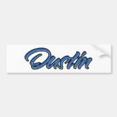 Dustin Name blue Aufkleber Sticker Autoaufkleber (Voorkant)