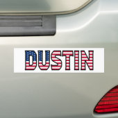 Dustin Name Vorname USA Aufkleber Sticker Auto (Op auto)