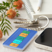 Dustin periodiek lijstnaam - het sleutelwoord sleutelhanger (Voorkant Rechts)