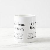 Dustin periodieke lijstnaam mok (Center)