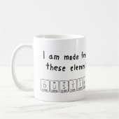 Dustin periodieke lijstnaam mok (Links)