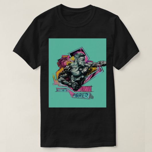 Dustin Poirier &quot;The Diamond&quot; Hard Work P T-shirt (Design voorkant)