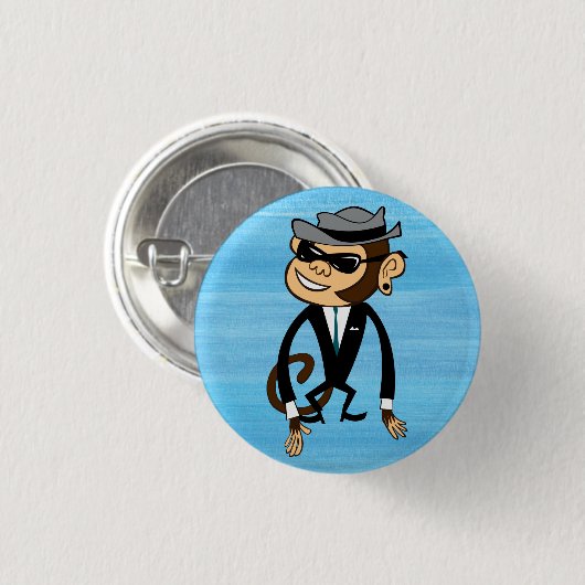 DUSTIN RONDE BUTTON 3,2 CM (Voorkant /achterkant)