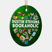 Dustin Stevens Bookaholic Keramisch Ornament (Rechts)