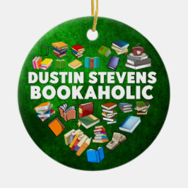 Dustin Stevens Bookaholic Keramisch Ornament