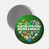 Dustin Stevens Bookaholic Magneet (Voorkant / Achterkant)