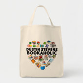 Dustin Stevens Bookaholic Tote Bag (Voorkant)