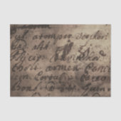 Dustmair roos gedrukte lijst van perkamentpapier tissuepapier (Voorkant)