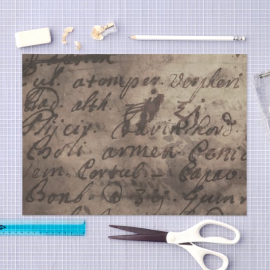 Dustmair roos gedrukte lijst van perkamentpapier tissuepapier (Craft)