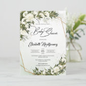 Dustoen groene olijvenolie Witte rozen goudLijst Kaart (Staand voorkant)