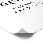 Dustoerblauw bloembord met vuursteentje poster (Hoek)