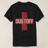 DUSTOFF CROSS VERVAAGD T-SHIRT (Design voorkant)