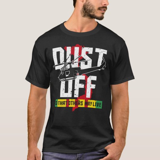 DUSTOFF Vietnam: Airborne Lifesavers T-shirt (Voorkant)