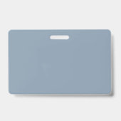 Dustroze blauwe, vaste kleur badge (Achterkant)