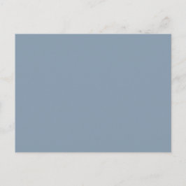 Dustroze blauwe, vaste kleur briefkaart