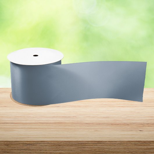 Dustroze blauwe, vaste kleur grosgrain lint