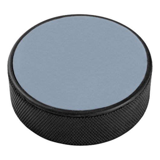 Dustroze blauwe, vaste kleur hockey puck (3/4)