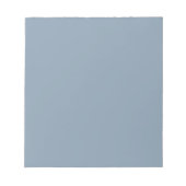 Dustroze blauwe, vaste kleur notitieblok (Voorkant)
