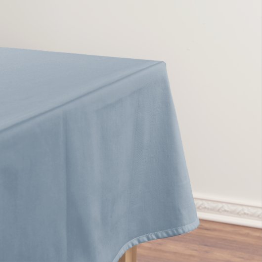 Dustroze blauwe, vaste kleur tafelkleed (Voorbeeld)
