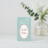  Dusty Aqua Sign Visitekaartje (Staand voorkant)