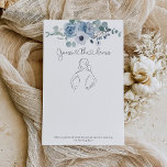 Dusty blauw bloemenraad raden de jurk bruids spel<br><div class="desc">Dusty blue floral Raad het vrijgezellenfeest spel. Overeenkomende objecten zijn beschikbaar.</div>