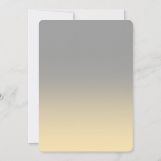 Dusty Blauw en Goud Luxe bruiloft Kaart (Achterkant)