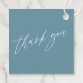 Dusty Blauwgroen Plum Paars Alcohol Ink Wedding Bedankjes Labels (Achterkant)