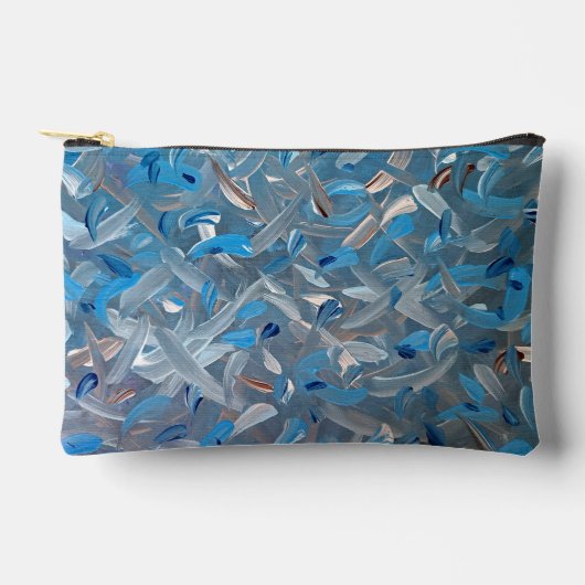 Dusty Blue Accessoires Pouch Etui (Voorkant)