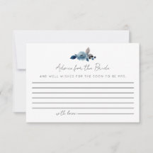 Dusty Blue Advice voor de Kaarten van de Bride