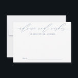 Dusty Blue Advies voor Passen getrouwd Keepsake Ka<br><div class="desc">Deze prachtig ontworpen kaarten bieden een unieke manier voor bruiloftsgasten om hun oprechte advies en wensen met de bruid en bruidegom te delen. Ideaal voor het toevoegen van een persoonlijk tintje aan uw speciale dag, deze kaarten zorgen voor gekoesterde souvenirs voor het gelukkige paar. Ideaal voor huwelijksrecepties, vrijgezellenfeesten en verlovingsfeesten....</div>