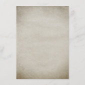 Dusty Blue Alice in Wonderland Trouwgegevens Informatiekaartje (Achterkant)