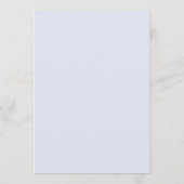 Dusty Blue and Blush Pink Floral Arch Wedding Kaart (Achterkant)