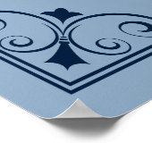 Dusty Blue and Navy Seating Chart Poster 2 of 3 (Hoek)